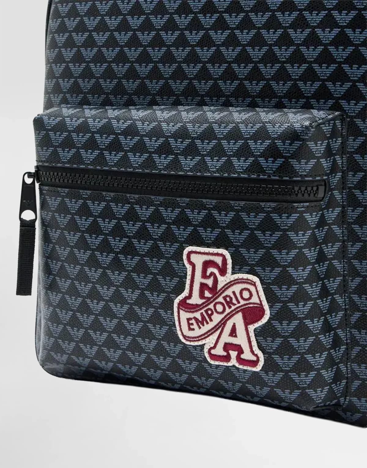 Emporio Armani Kids Backpack with Plaid Pattern - 6