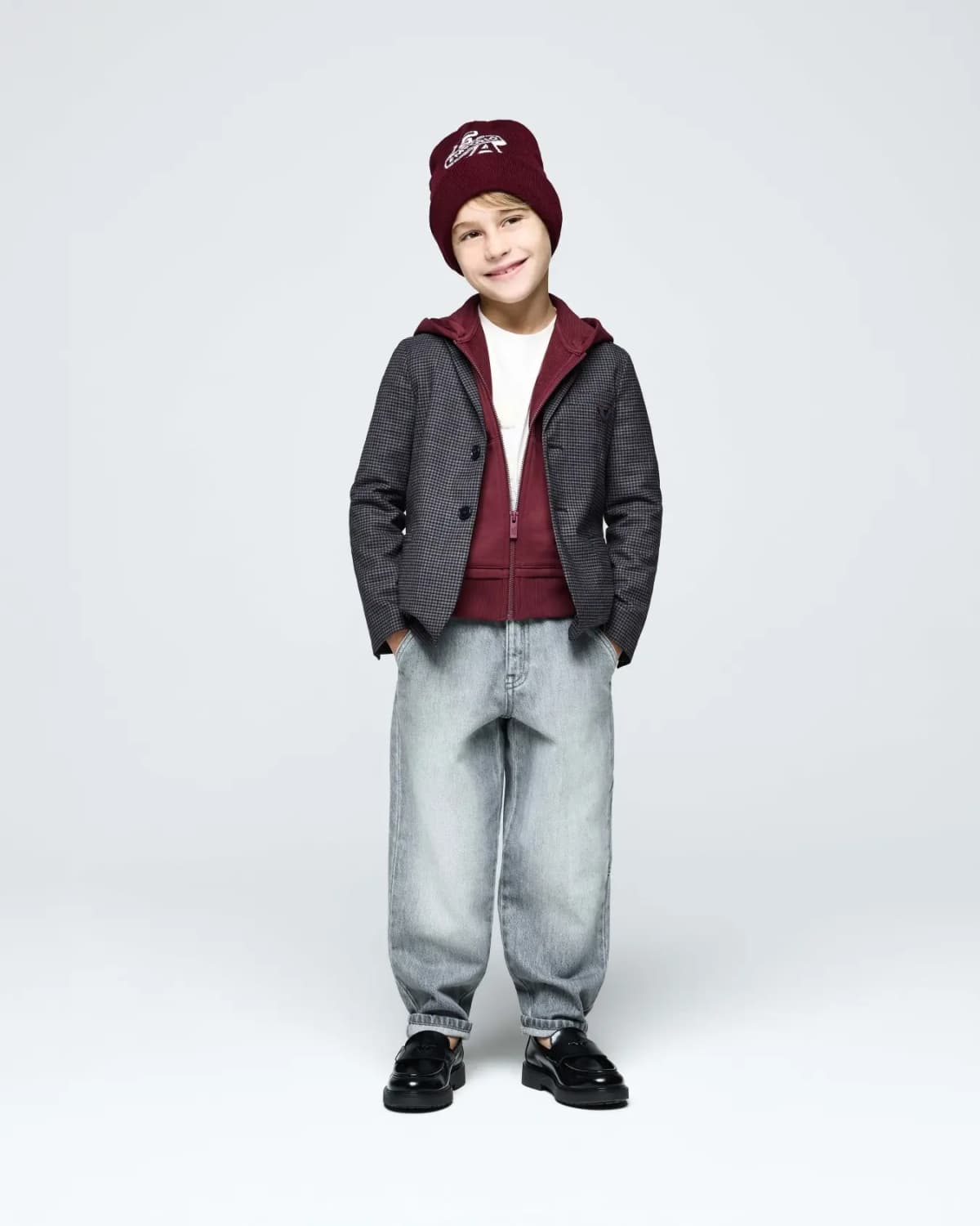Emporio Armani Dziecięce jeansy straight z prostą nogawką - 2