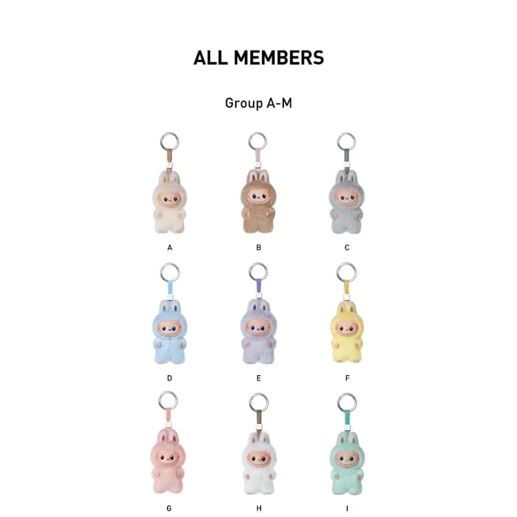 Плюшевий брелок-сюрприз POP MART The Monsters Pin for Love Series Vinyl Plush Pendant – Серія Лабубу Алфавіт A-M - 3