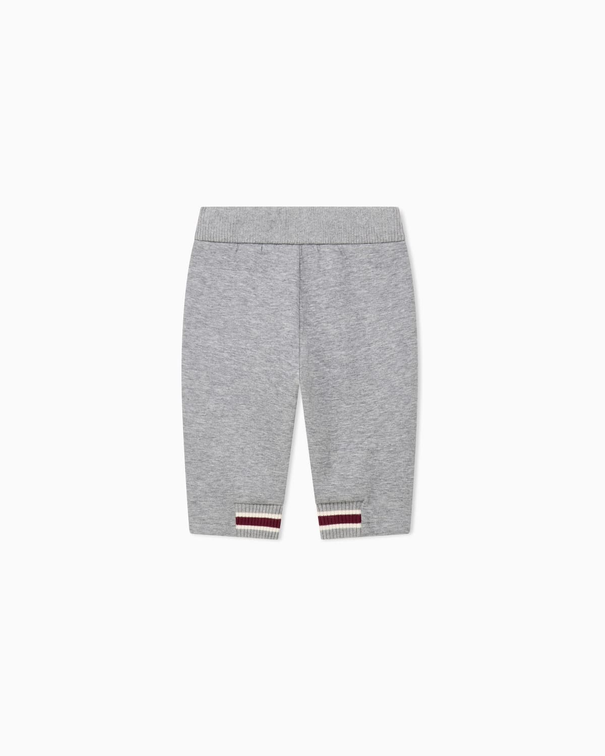 Emporio Armani Dziecięce spodnie dresowe z double jersey z haftowanym logo - 3