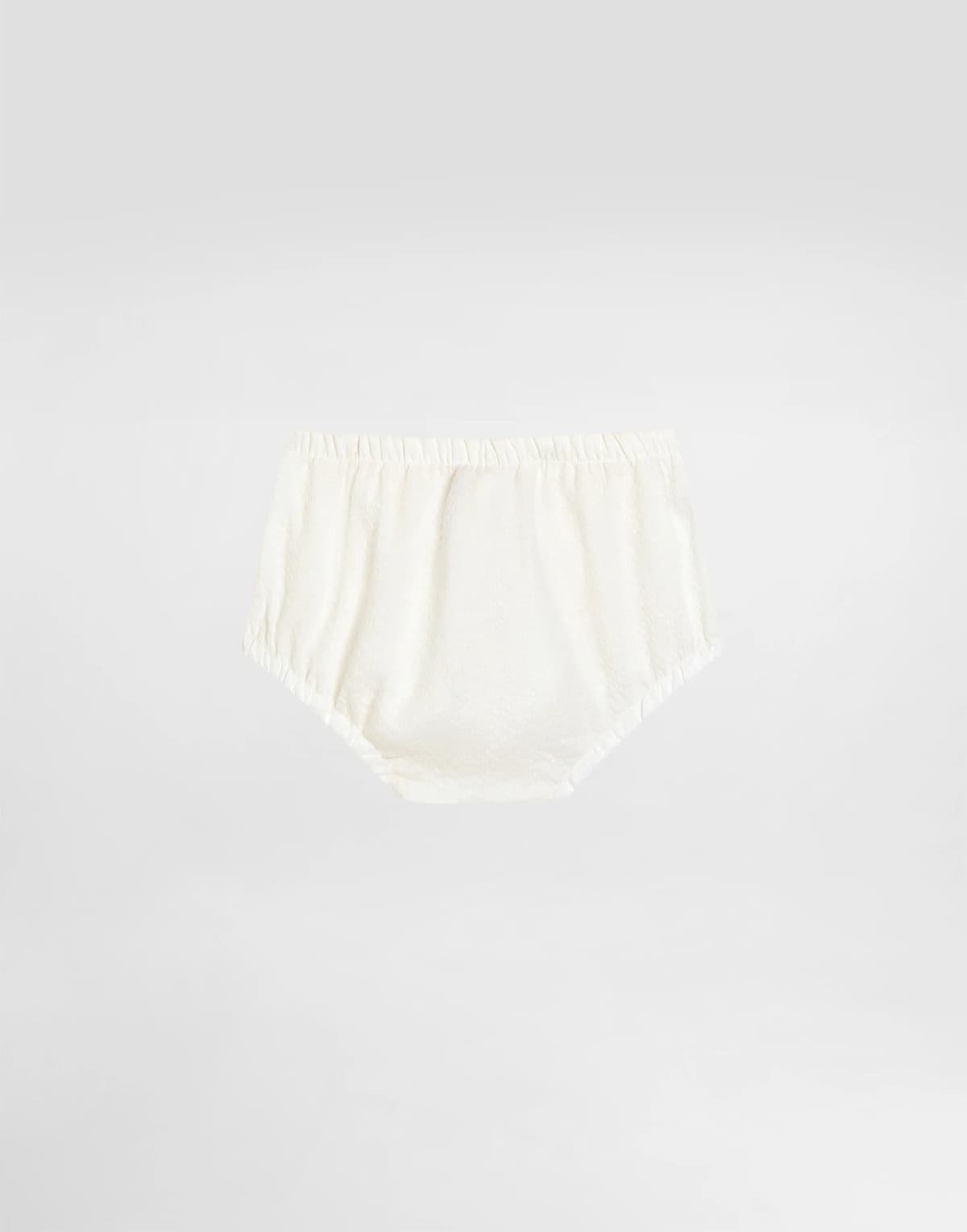 Dolce & Gabbana Kids niemowlęca sukienka z lnu seersucker z haftem - 3