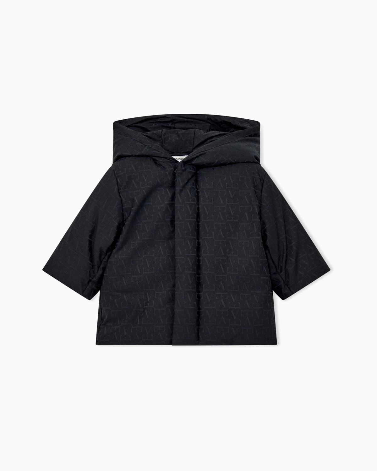 Emporio Armani Dziewczęca kurtka puchowa z żakardowym monogramem