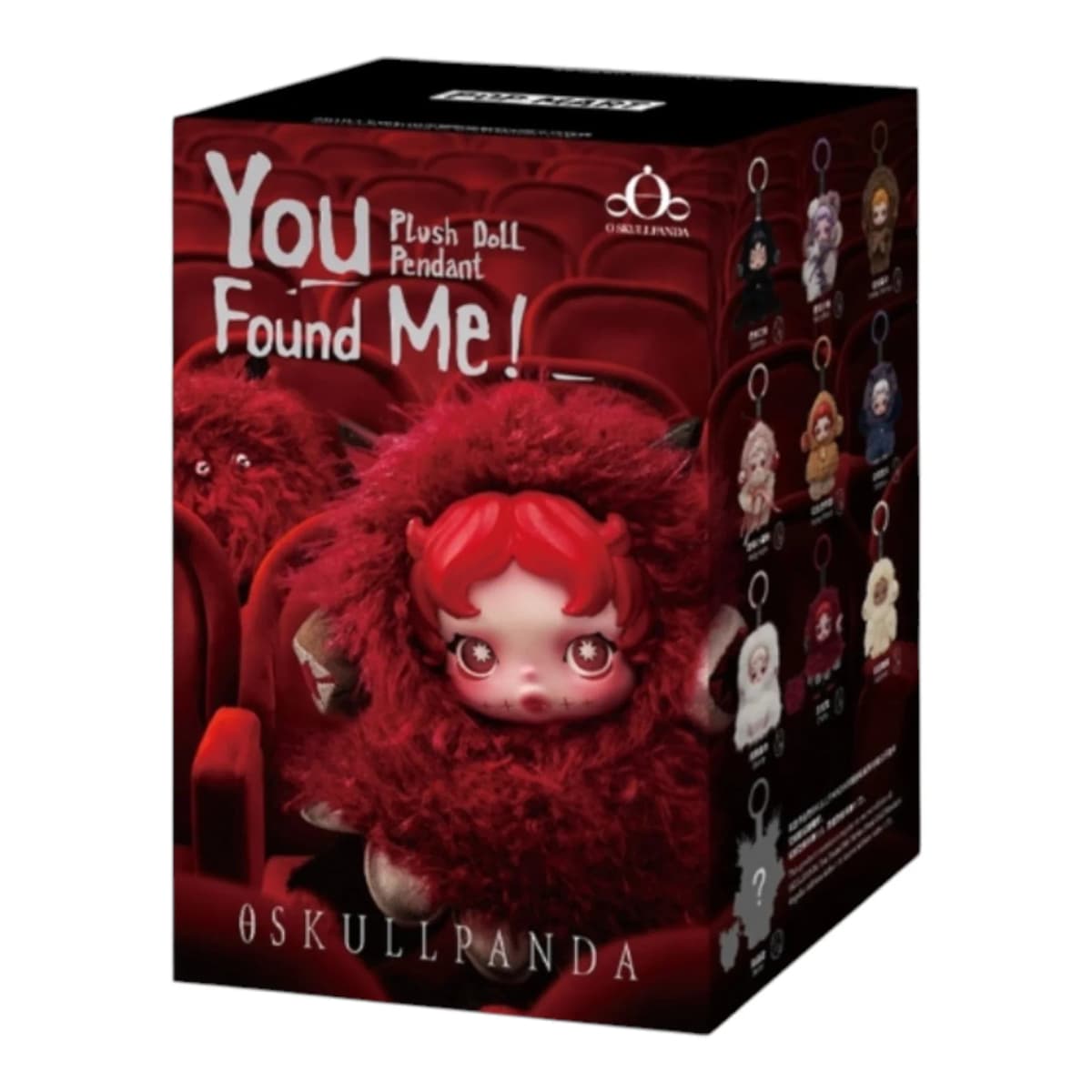 POP MART SKULLPANDA You Found Me Series Plush Doll Pendant – Плюшевий брелок Блайнд-бокс - 2