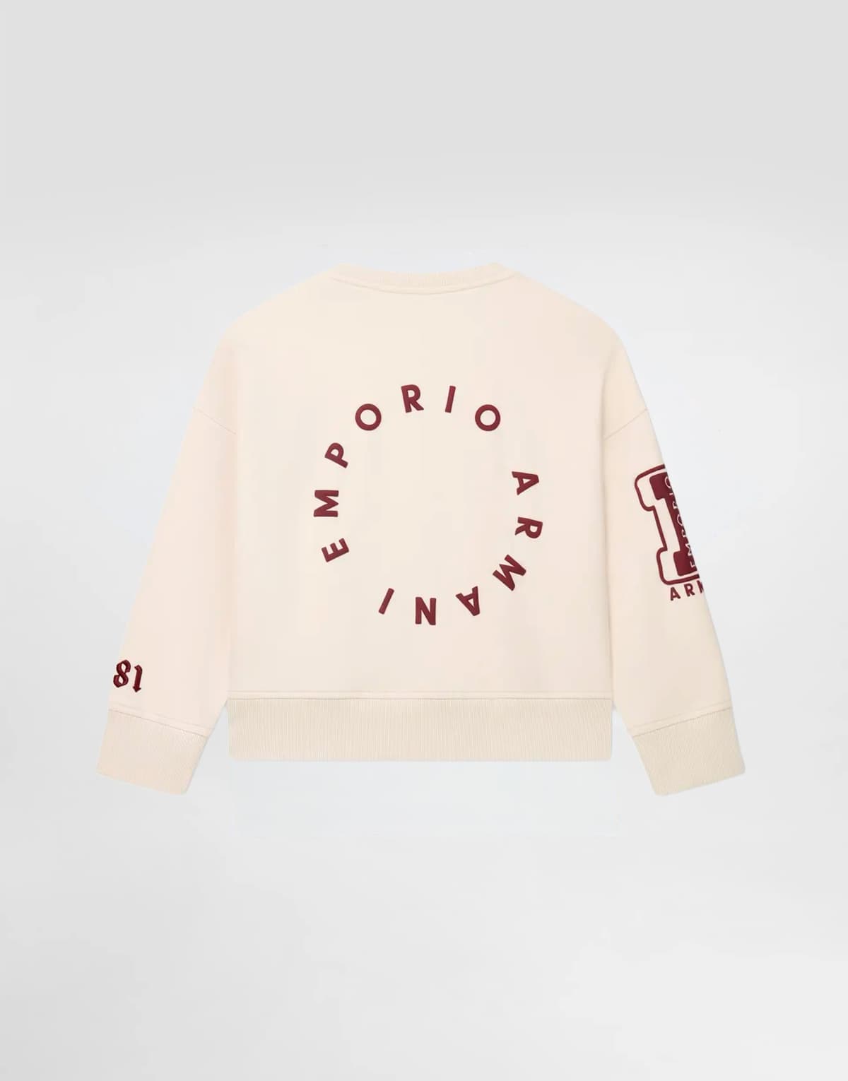Emporio Armani Dziecięca bluza z okrągłym dekoltem z double jersey z naszywkami - 4
