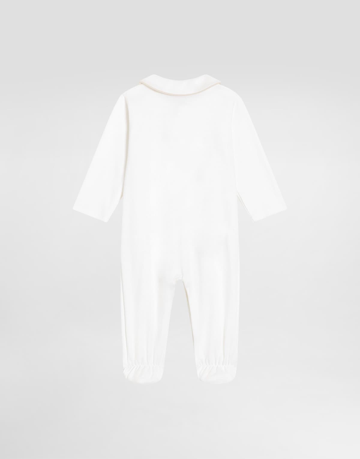 Dolce & Gabbana Kids Dziecięcy 3-częściowy zestaw prezentowy z interloku z haftem łańcuszkowym - 2