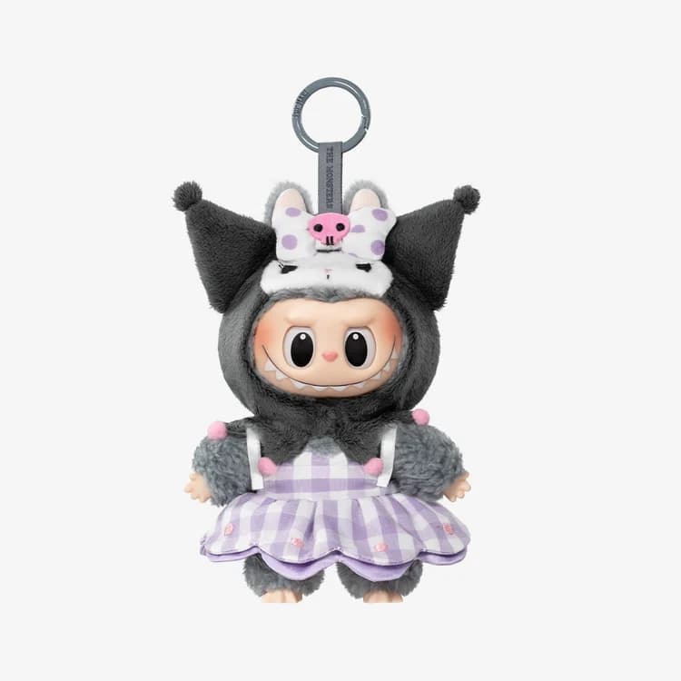 POP MART The Monsters Hello Kitty and Friends Series Vinyl Plush Pendant – Brelok Niespodzianka Labubu x Sanrio - 1