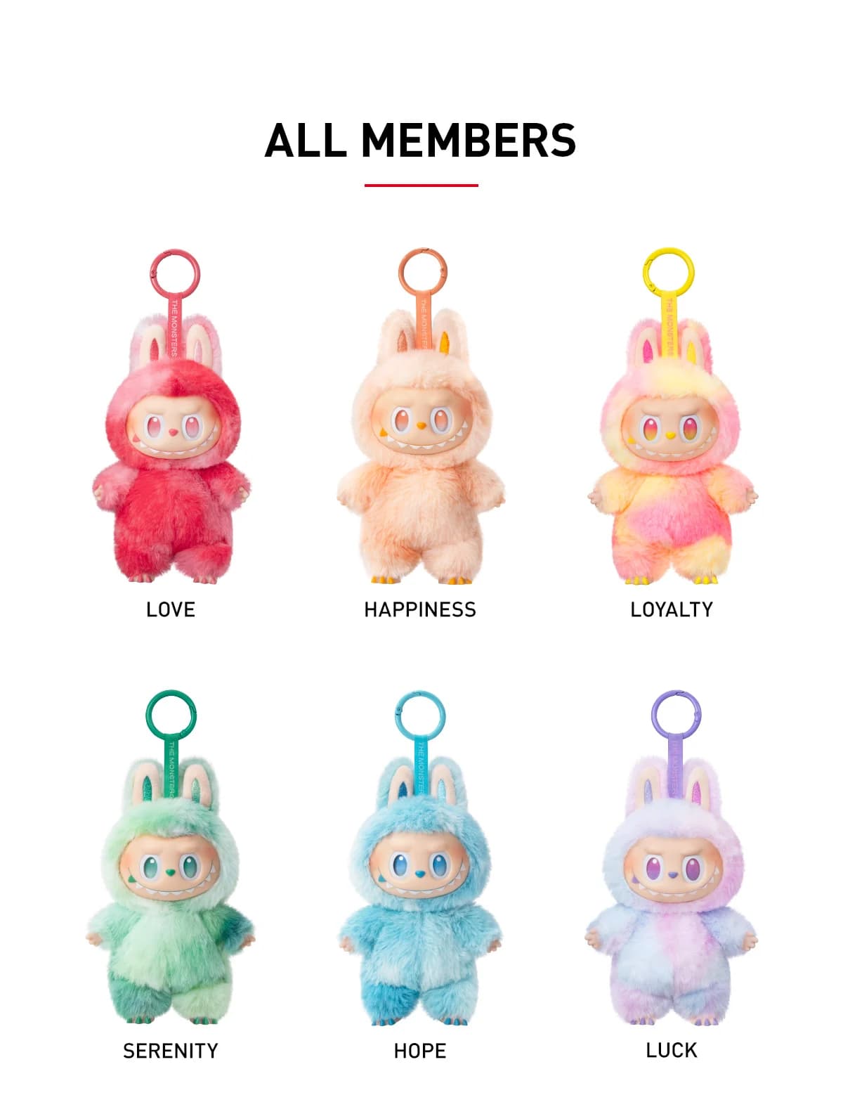 POP MART The Monsters Big into Energy Series Vinyl Plush Pendant – Brelok Niespodzianka Labubu - 4