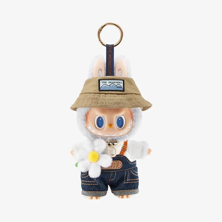 POP MART The Monsters Fall in Wild Series Vinyl Plush Doll Pendant – Zawieszka Labubu Podróżnik - 1