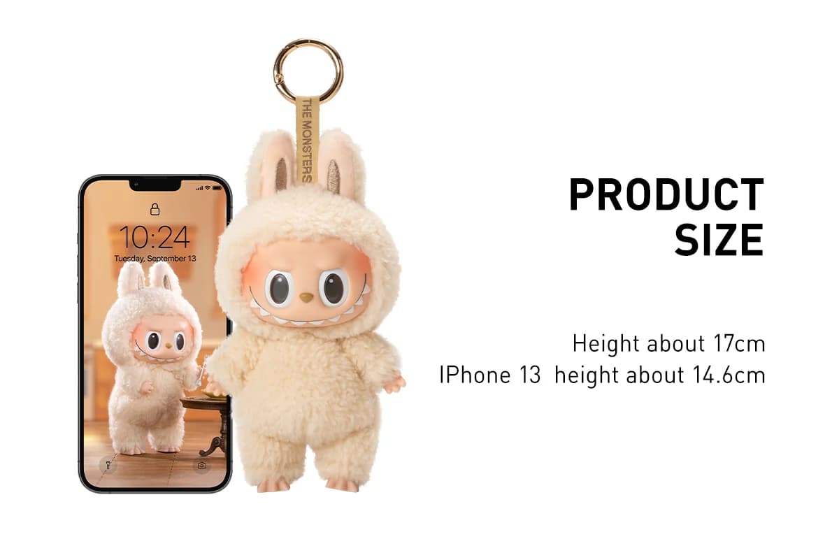 POP MART The Monsters Exciting Macaron Vinyl Face Plush Pendant – Kultowy Brelok Labubu V1 Blind Box - 3