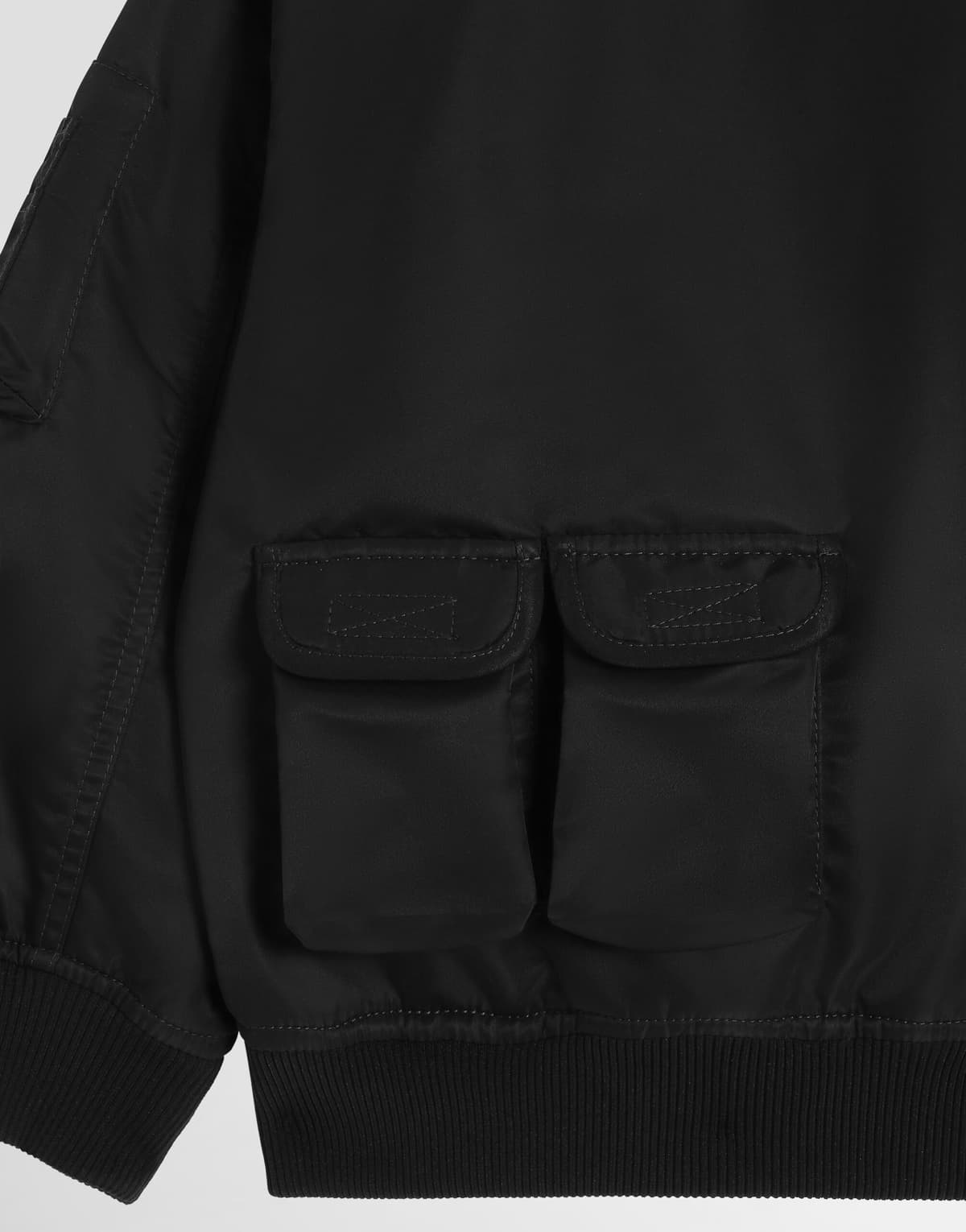 Dolce & Gabbana Kids dziecięca kurtka bomberka z gabardyny - 4