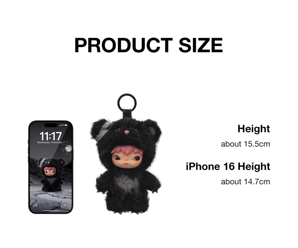 POP MART HIRONO Road Journal Series Plush Doll Pendant – Brelok Blind Box - 3