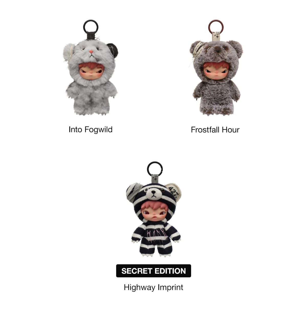 POP MART HIRONO Road Journal Series Plush Doll Pendant – Brelok Blind Box - 5