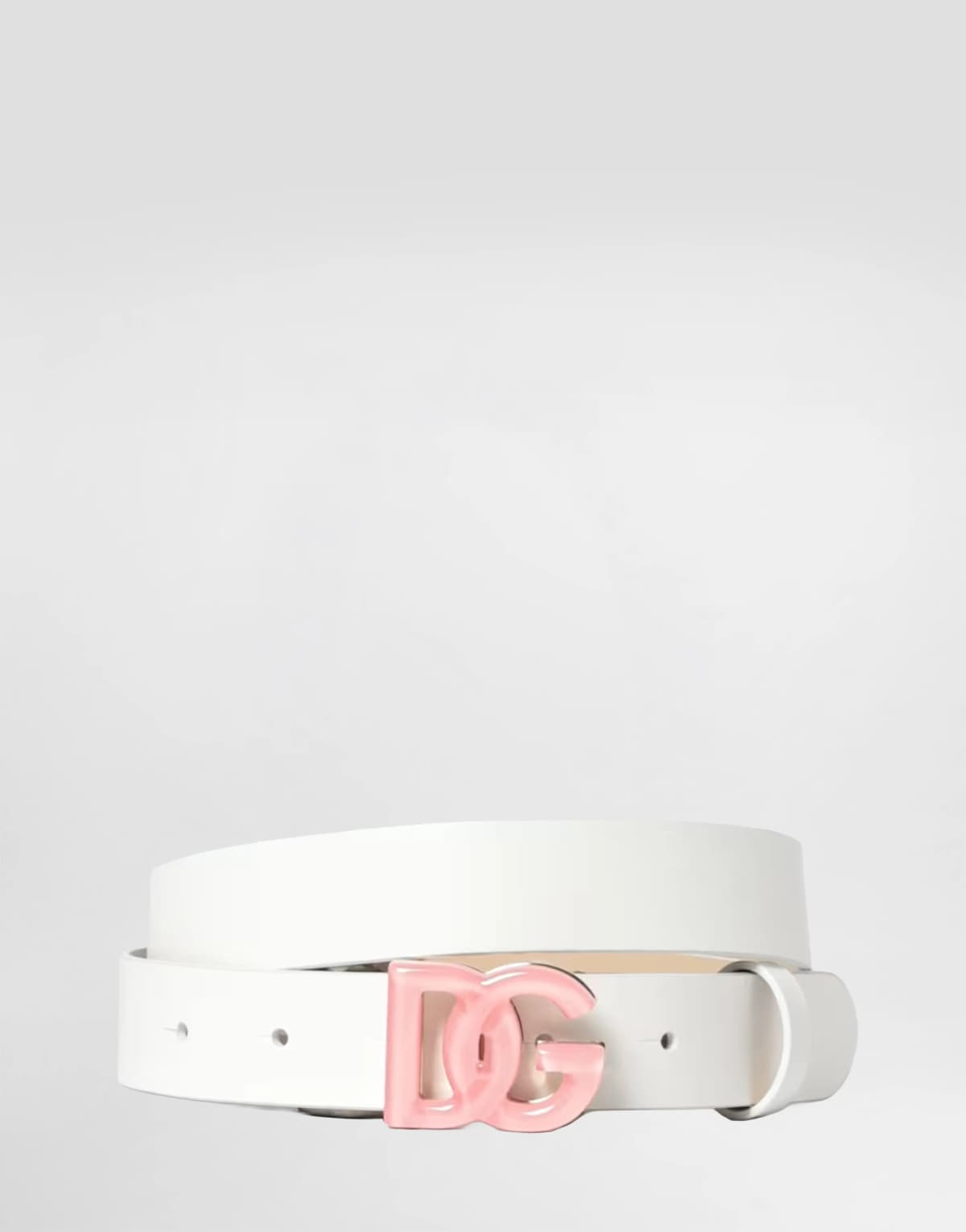 Dolce & Gabbana Kids Patent Leather Logo Belt