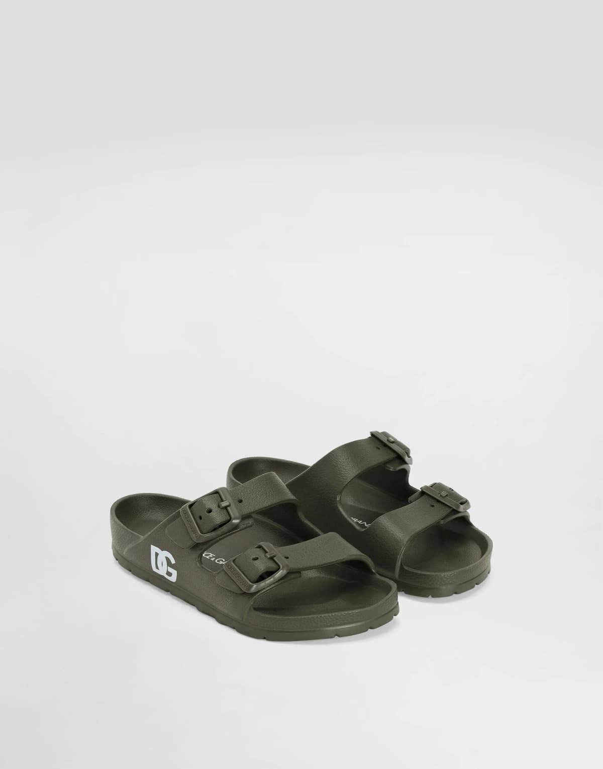Dolce & Gabbana Kids dziecięce zielony klapki EVA - 2