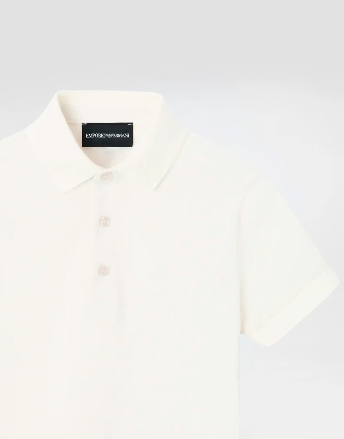 Emporio Armani Dziecięca koszulka polo z bawełnianej piki - 4