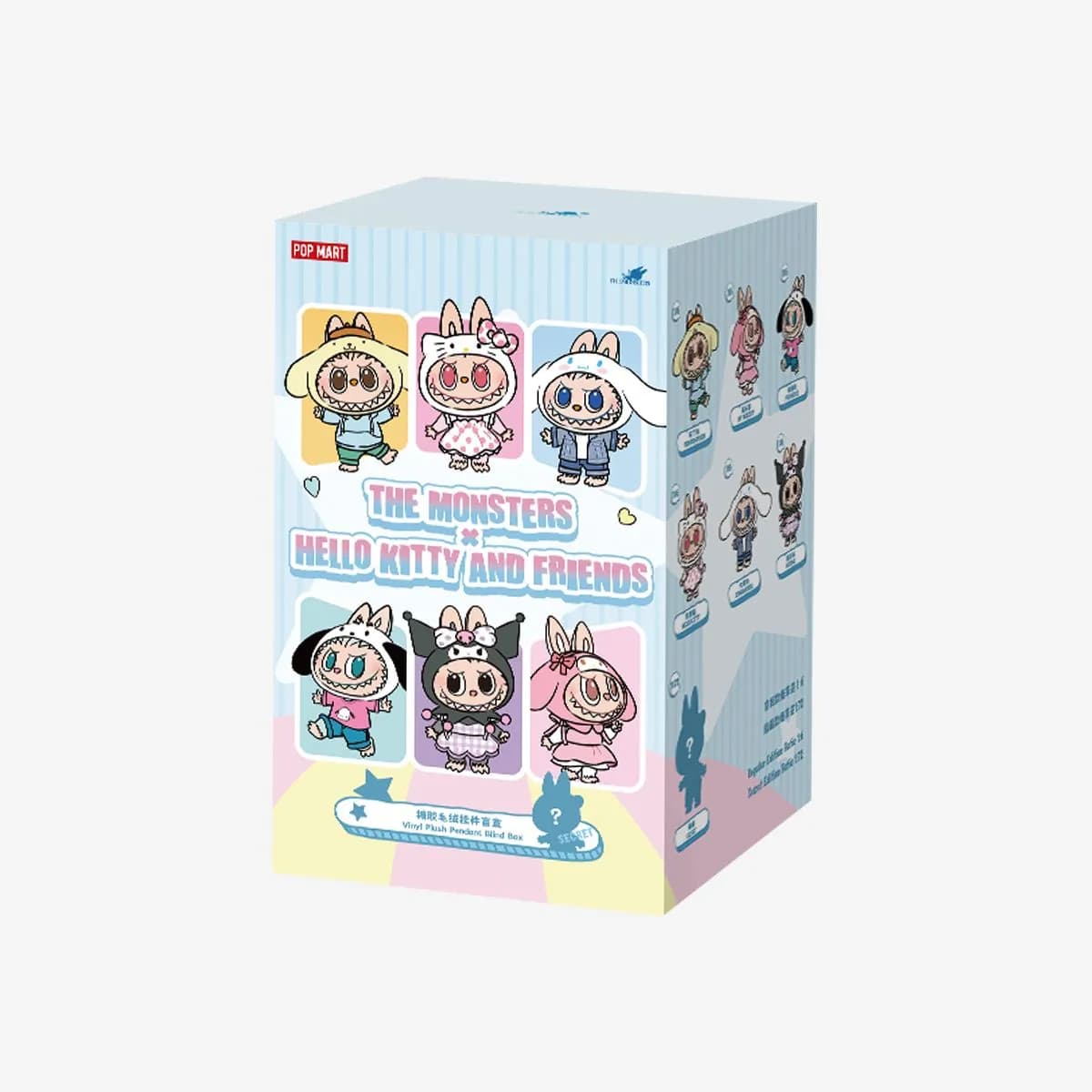 Плюшевий брелок-сюрприз POP MART The Monsters Hello Kitty and Friends Series – Колаборація Лабубу х Санріо - 2
