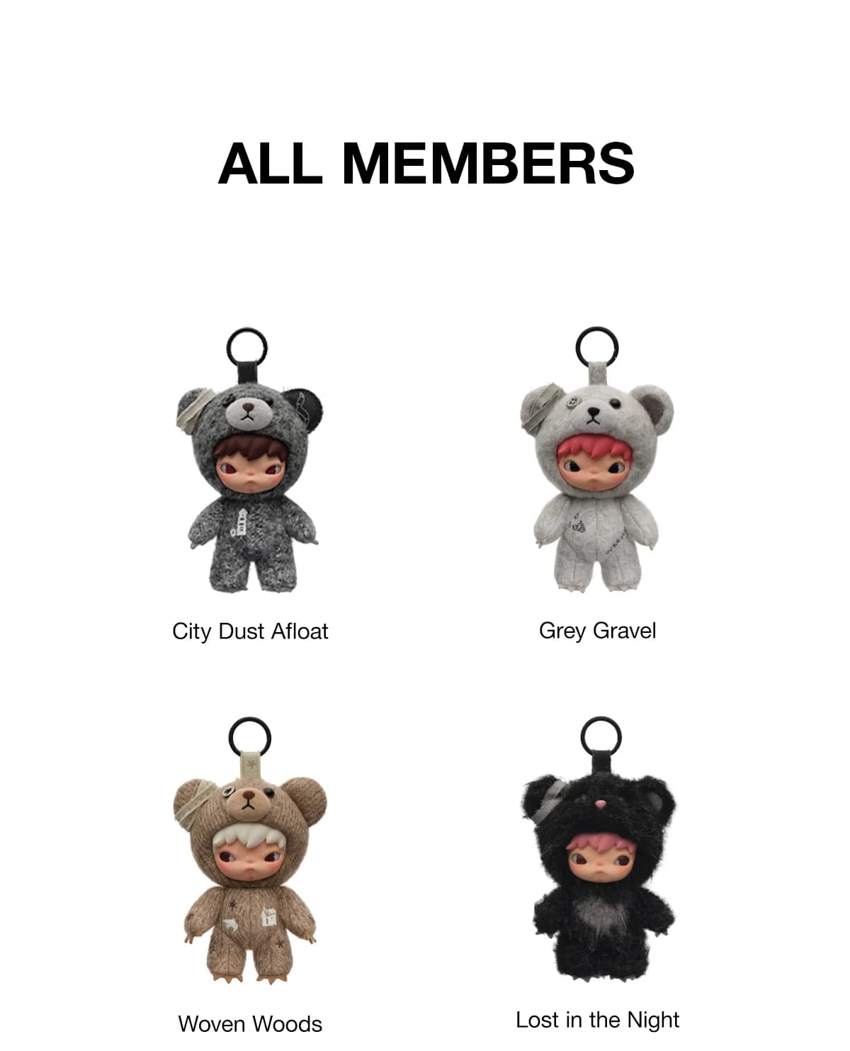 POP MART HIRONO Road Journal Series Plush Doll Pendant – Brelok Blind Box - 4