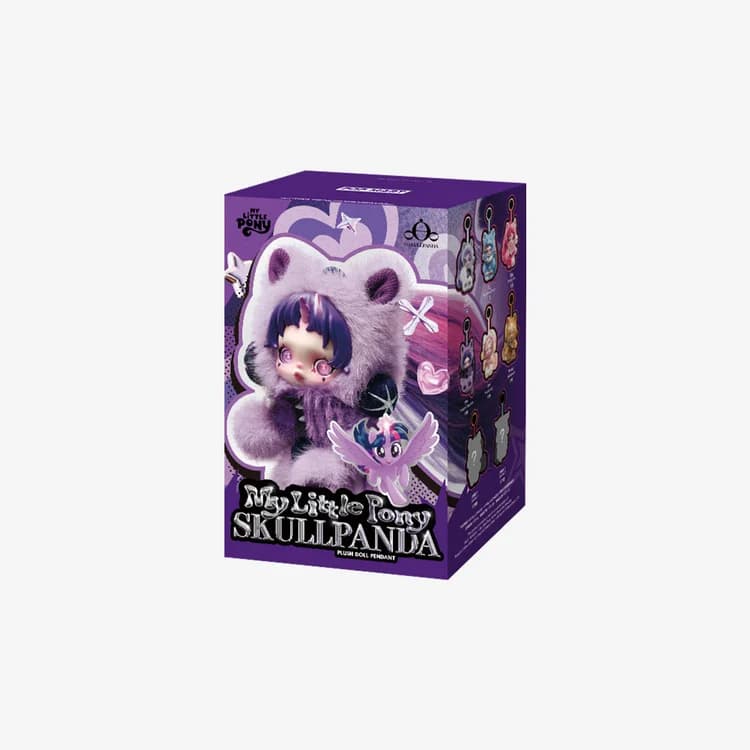 POP MART Skullpanda x My Little Pony Series Plush Doll Pendant – Uroczy brelok-niespodzianka - 2