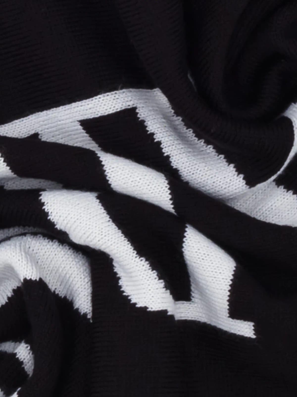 Emporio Armani Kids Knitted Hat and Scarf Set with Intarsia Logo - 6