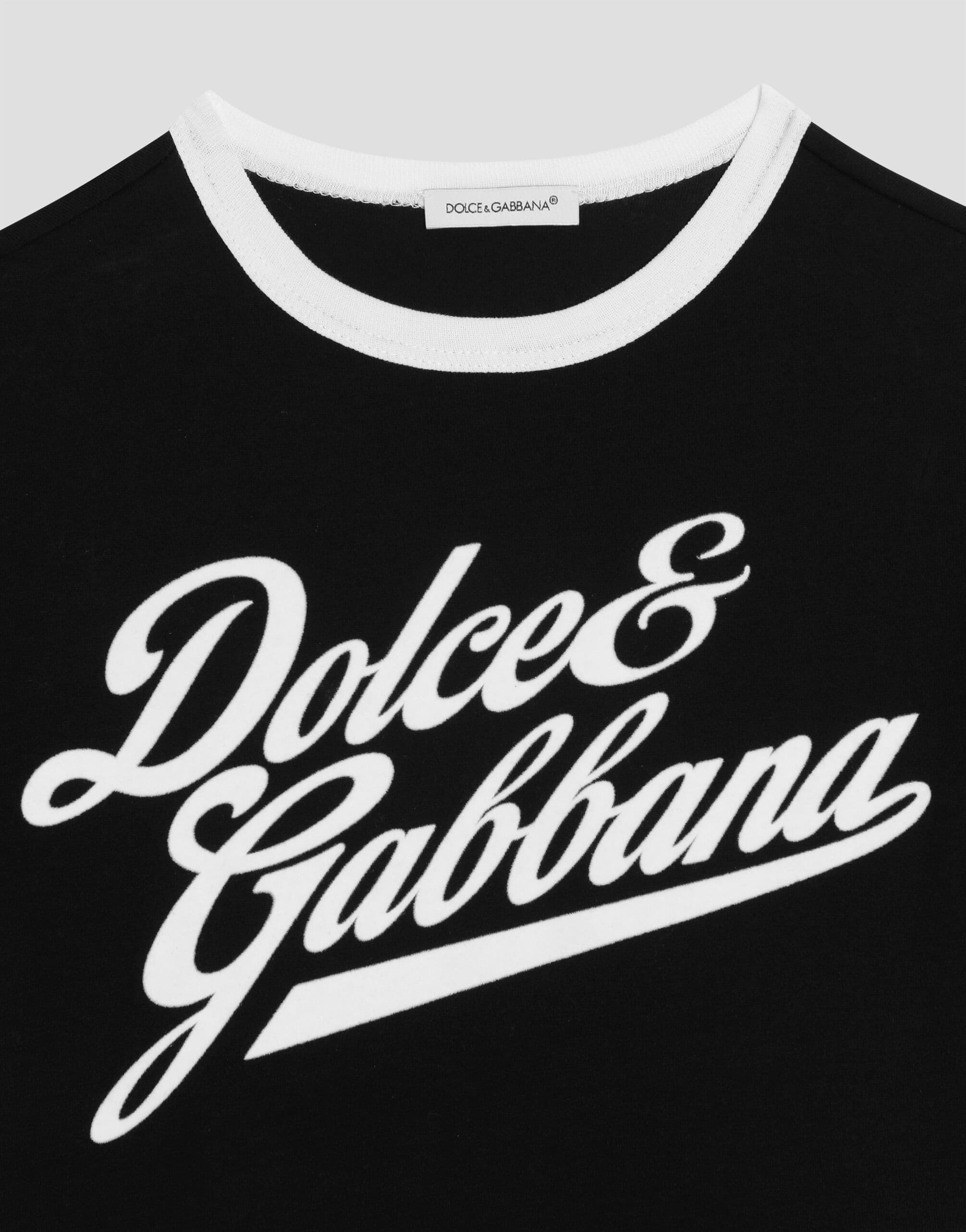 Dolce & Gabbana Kids дитяча футболка джерсі з принтом Dolce&Gabbana  - 4