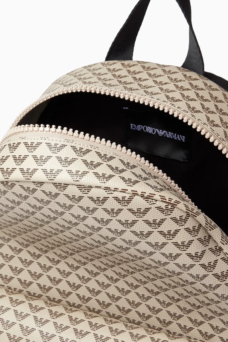 Emporio Armani Dziecięcy plecak z wzorem w kratę - 3