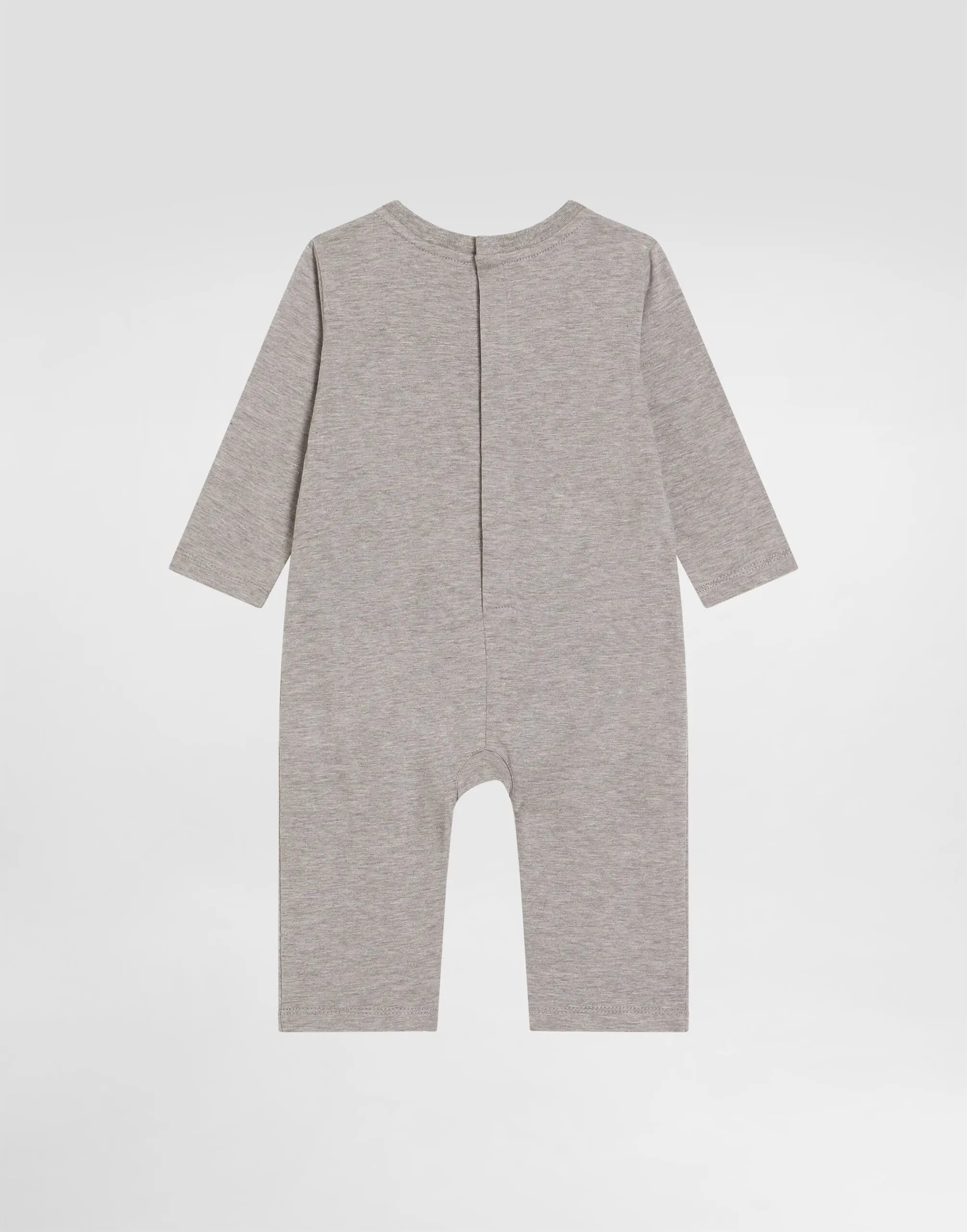 Dolce & Gabbana Kids niemowlęcy kombinezon jersey z nadrukiem imitującym denim - 2