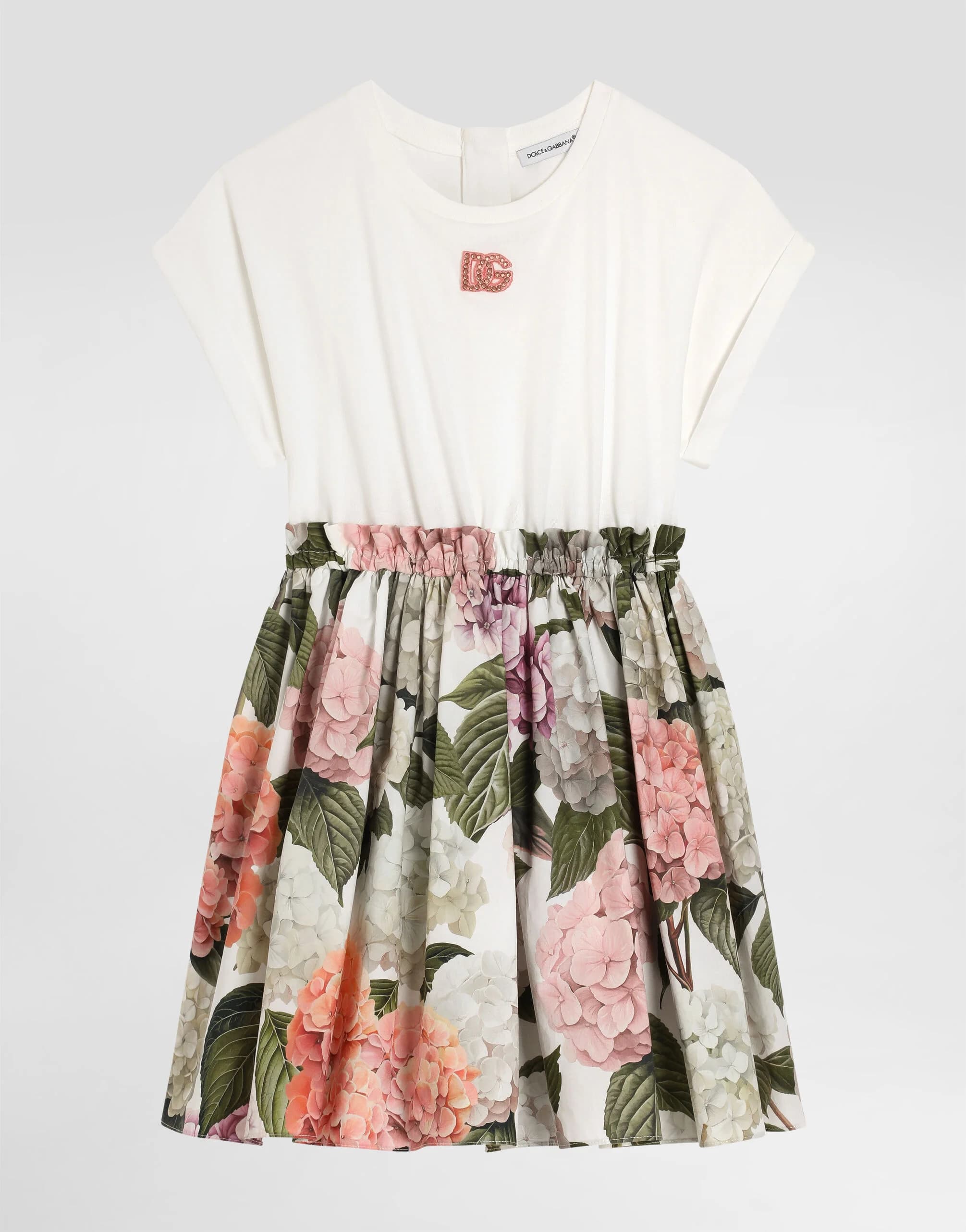 Dolce & Gabbana Kids' Hydrangea-Print Jersey Dress - 1