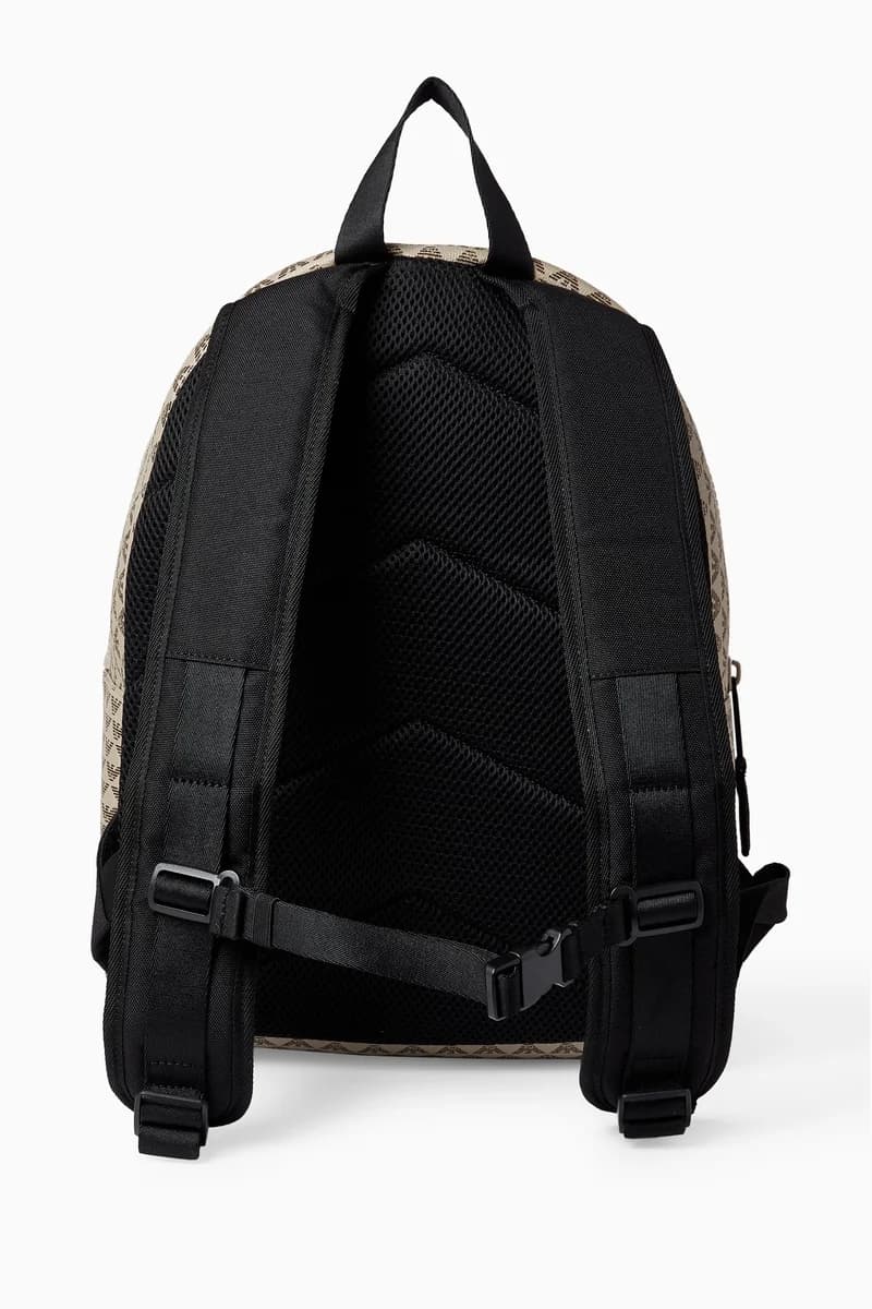 Emporio Armani Kids Backpack with Plaid Pattern - 2