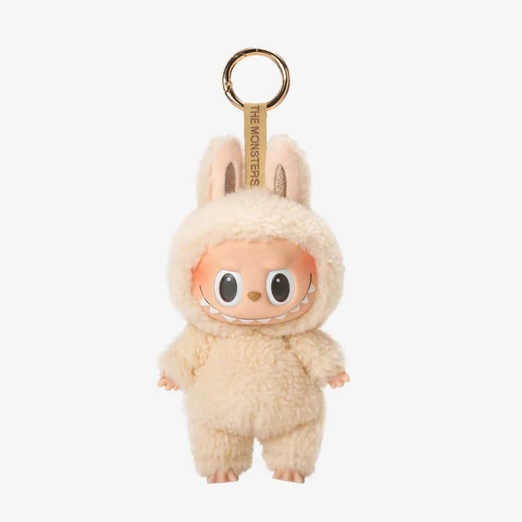 POP MART The Monsters Exciting Macaron Vinyl Face Plush Pendant – Kultowy Brelok Labubu V1 Blind Box - 1