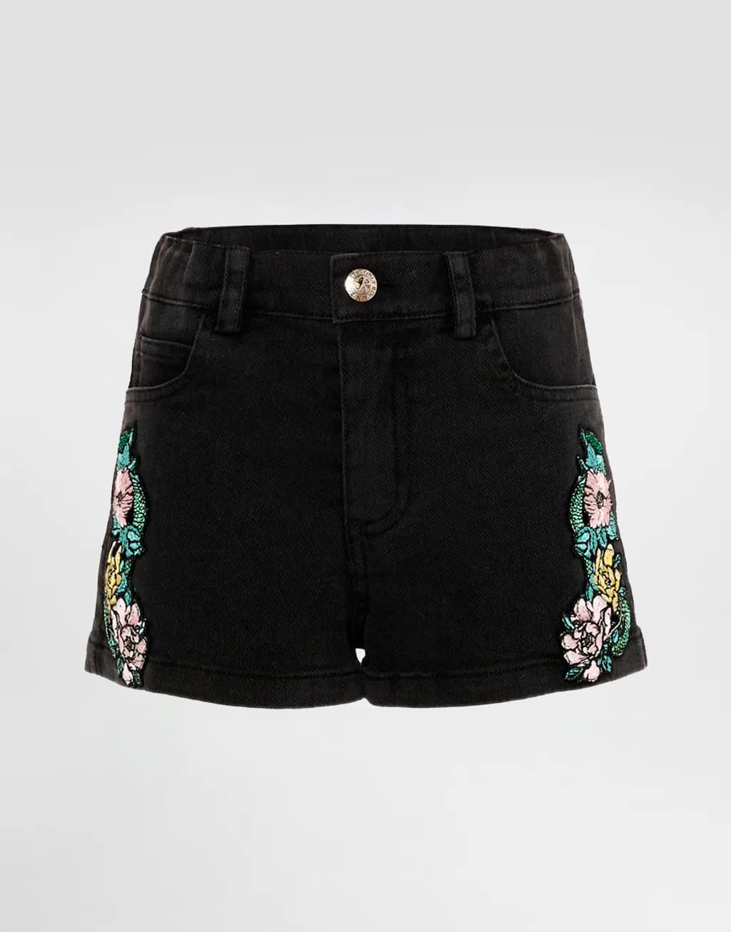 John Richmond Junior Girls' Floral-Embellished Shorts Shapuira - 1