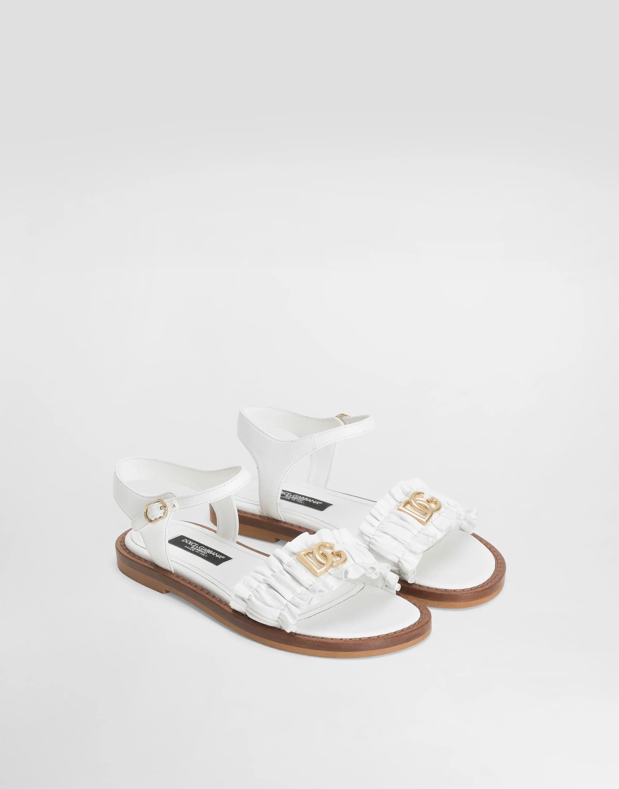 Sandały Dolce & Gabbana Kids ze skóry nappa - 4