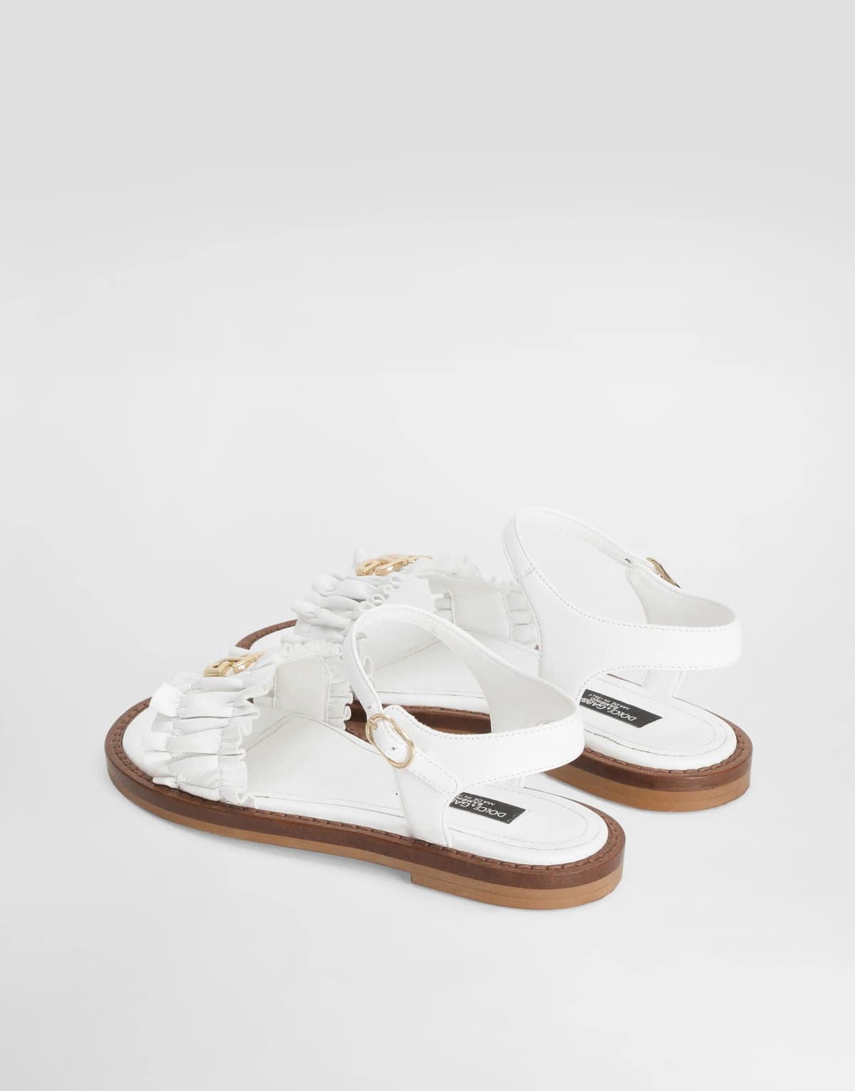 Сандалі Dolce & Gabbana Kids зі шкіри наппа - 3