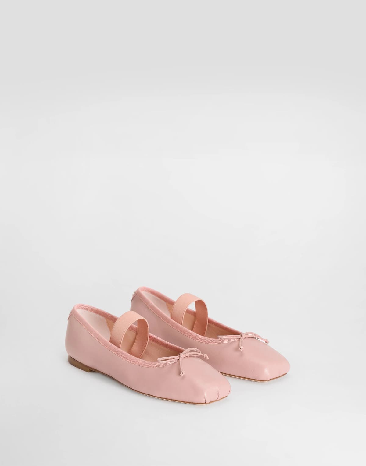 Балетки Dolce & Gabbana Kids зі шкіри зі стрічковим бантом - 2