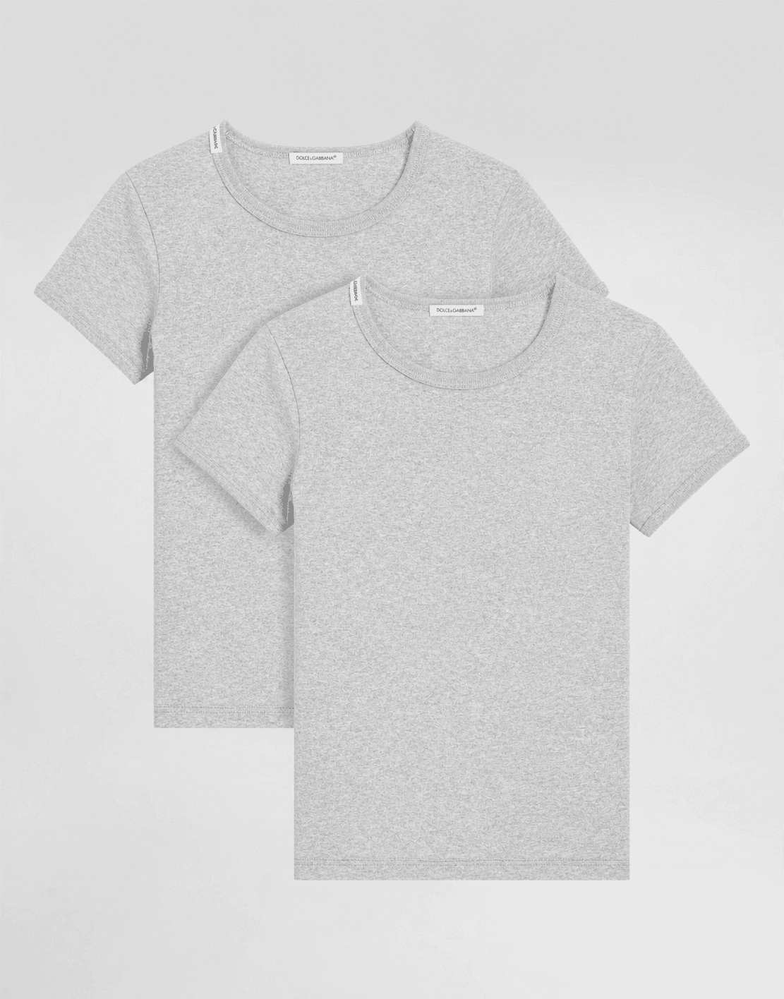 Dolce & Gabbana Kids Dziecięcy dwupak T-shirtów z jerseyju z krótkim rękawem