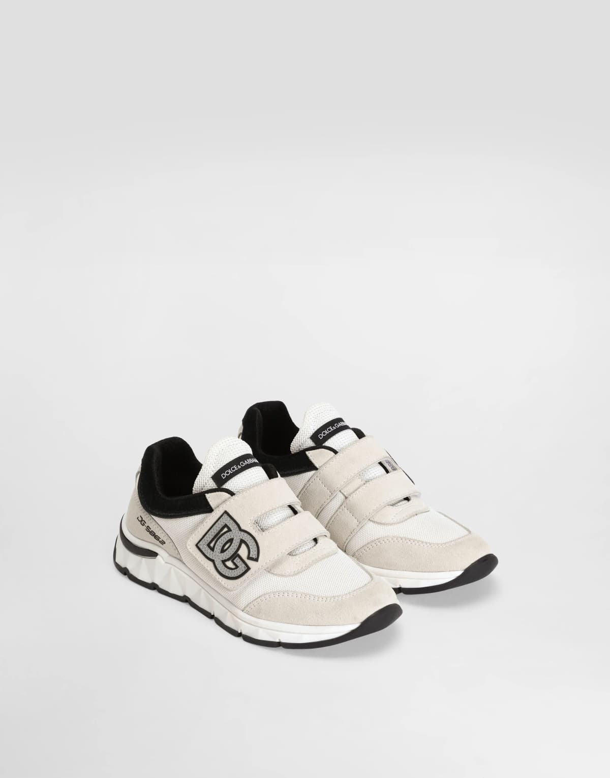 Sneakersy Dolce & Gabbana Kids DG z łączonych materiałów - 2