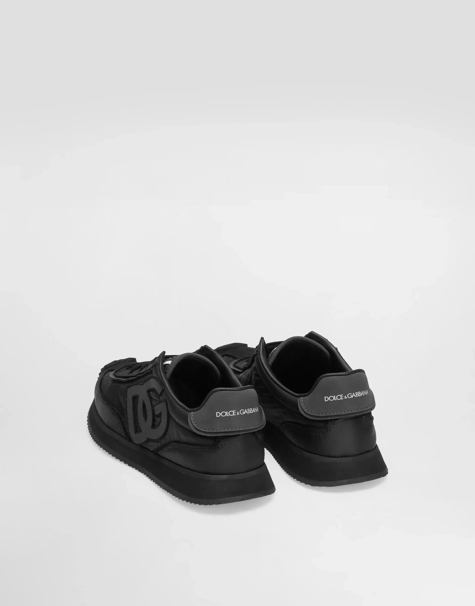 Dolce & Gabbana Kids Дитячі кросівки з нейлону та наппи з телячої шкіри - 3