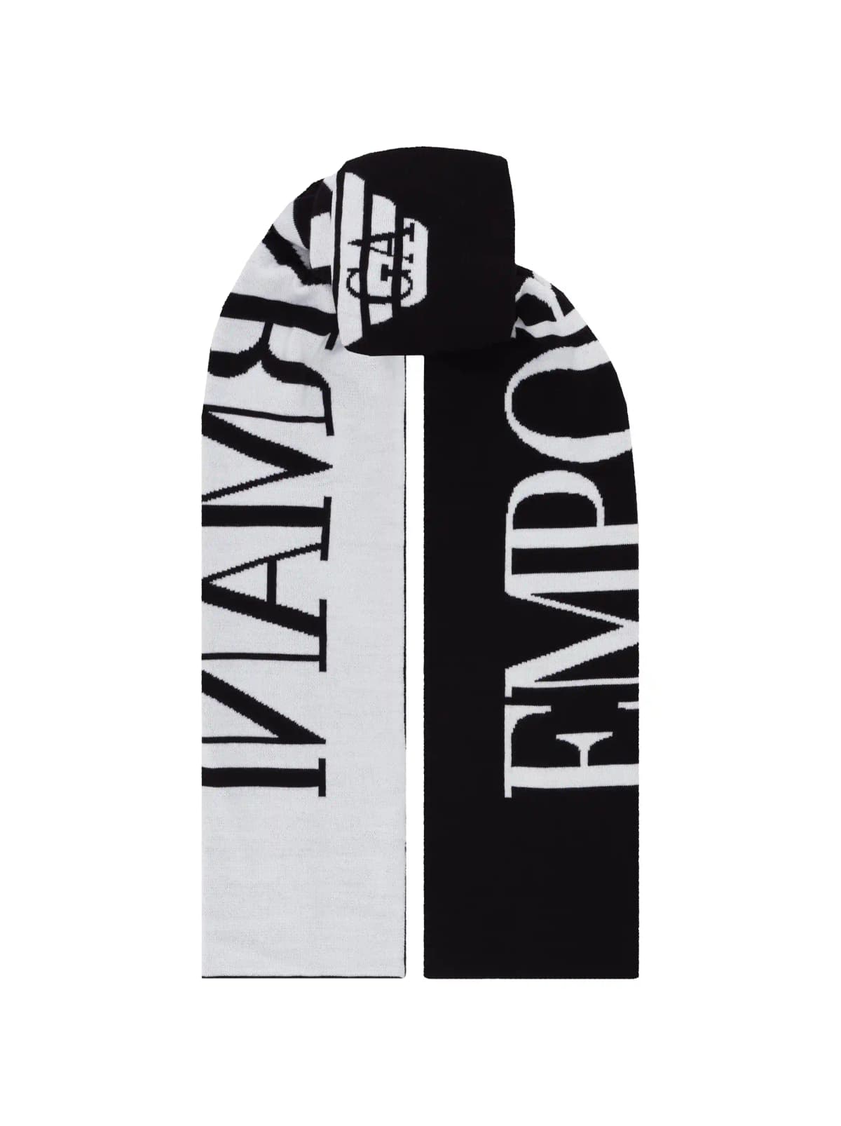 Emporio Armani Kids Knitted Hat and Scarf Set with Intarsia Logo - 5