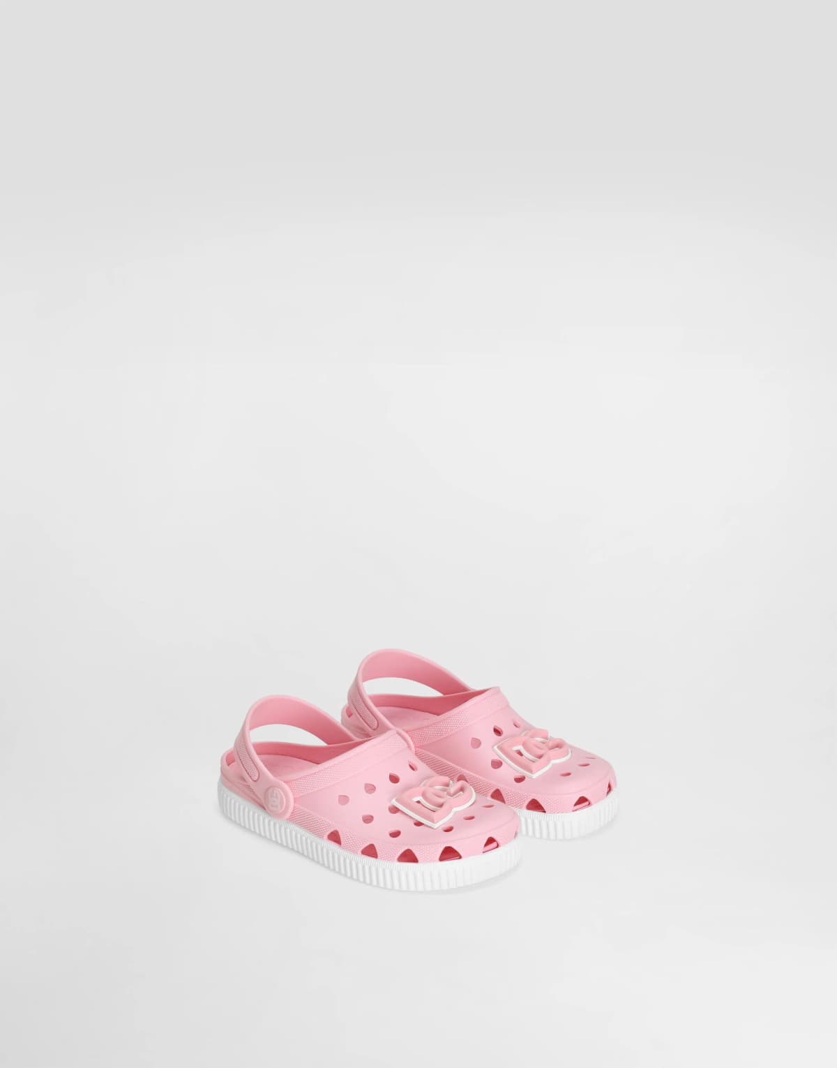 Гумові сліпони Dolce & Gabbana Kids з логотипом DG - 2