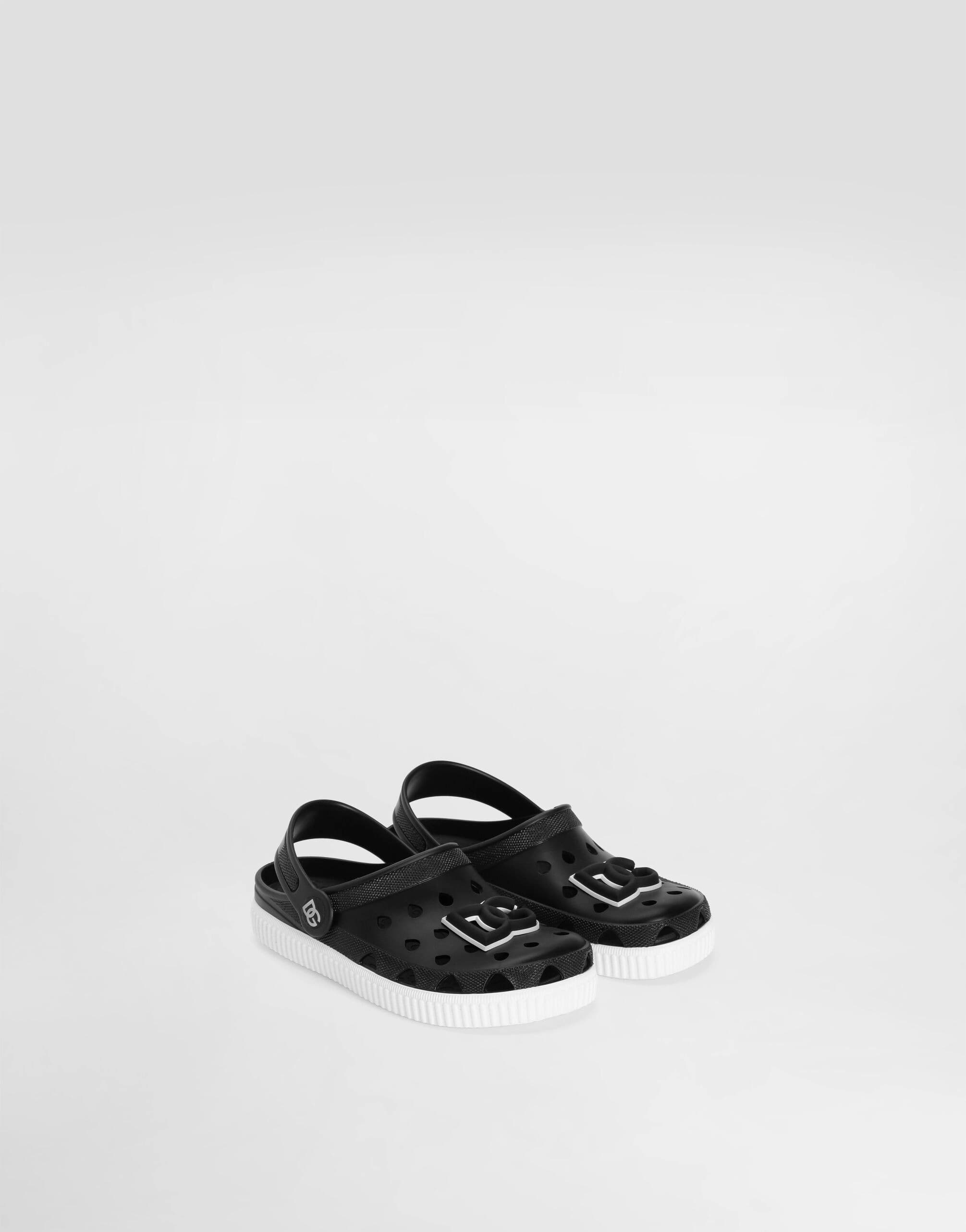 Dolce & Gabbana Kids plażowe sandały PVC dla dzieci czarny - 2