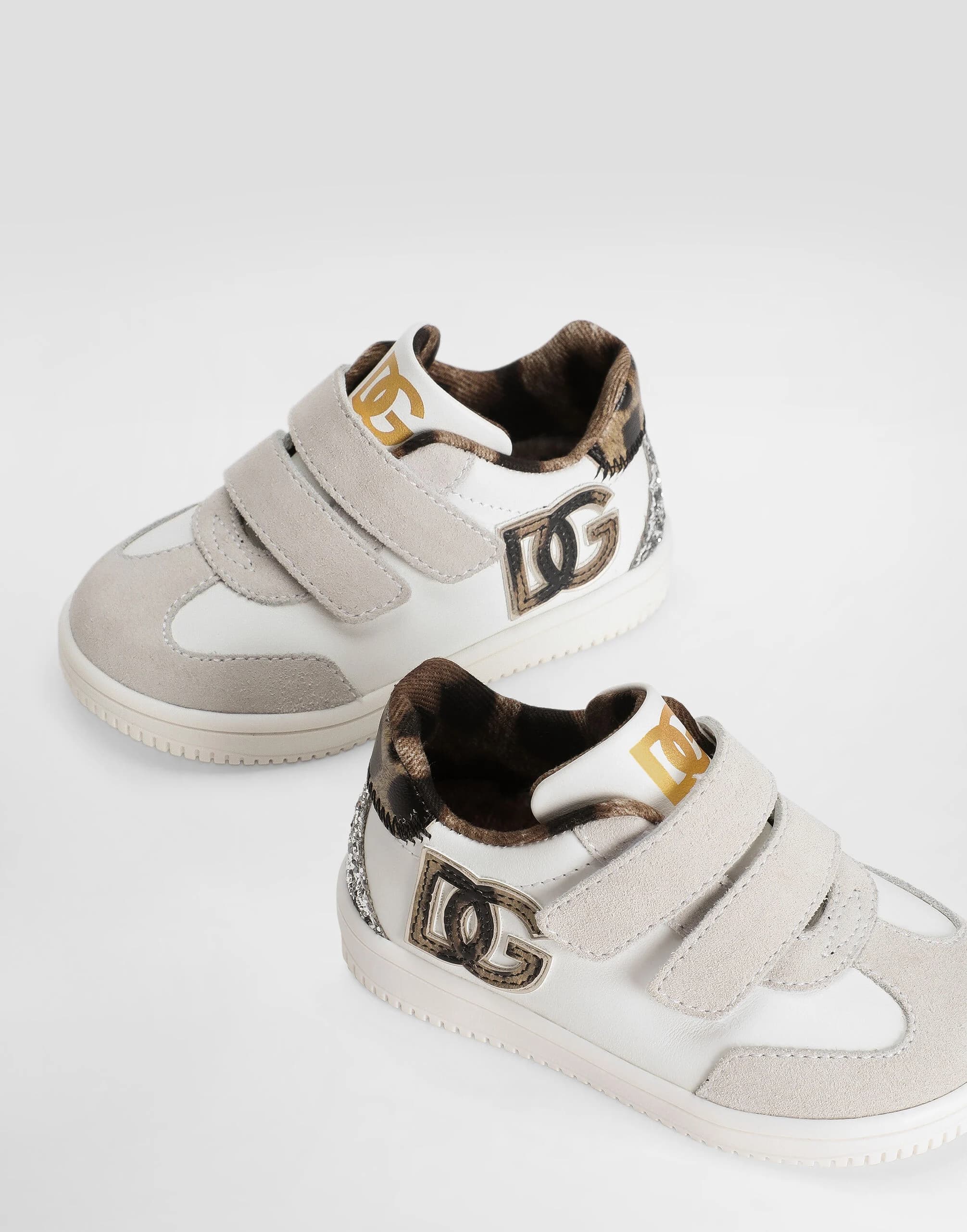 Кросівки First Steps Dolce & Gabbana Kids DG Original з телячої шкіри - 3