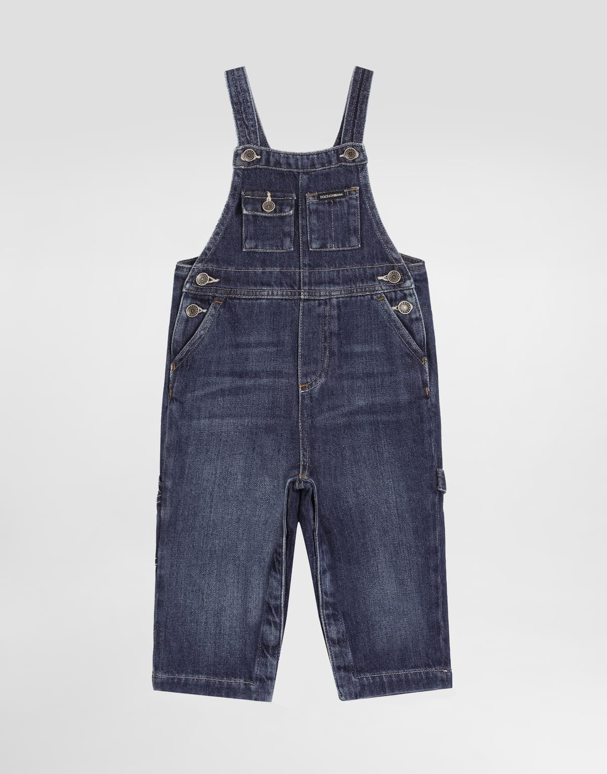 Kombinezon denimowy Dolce & Gabbana Kids