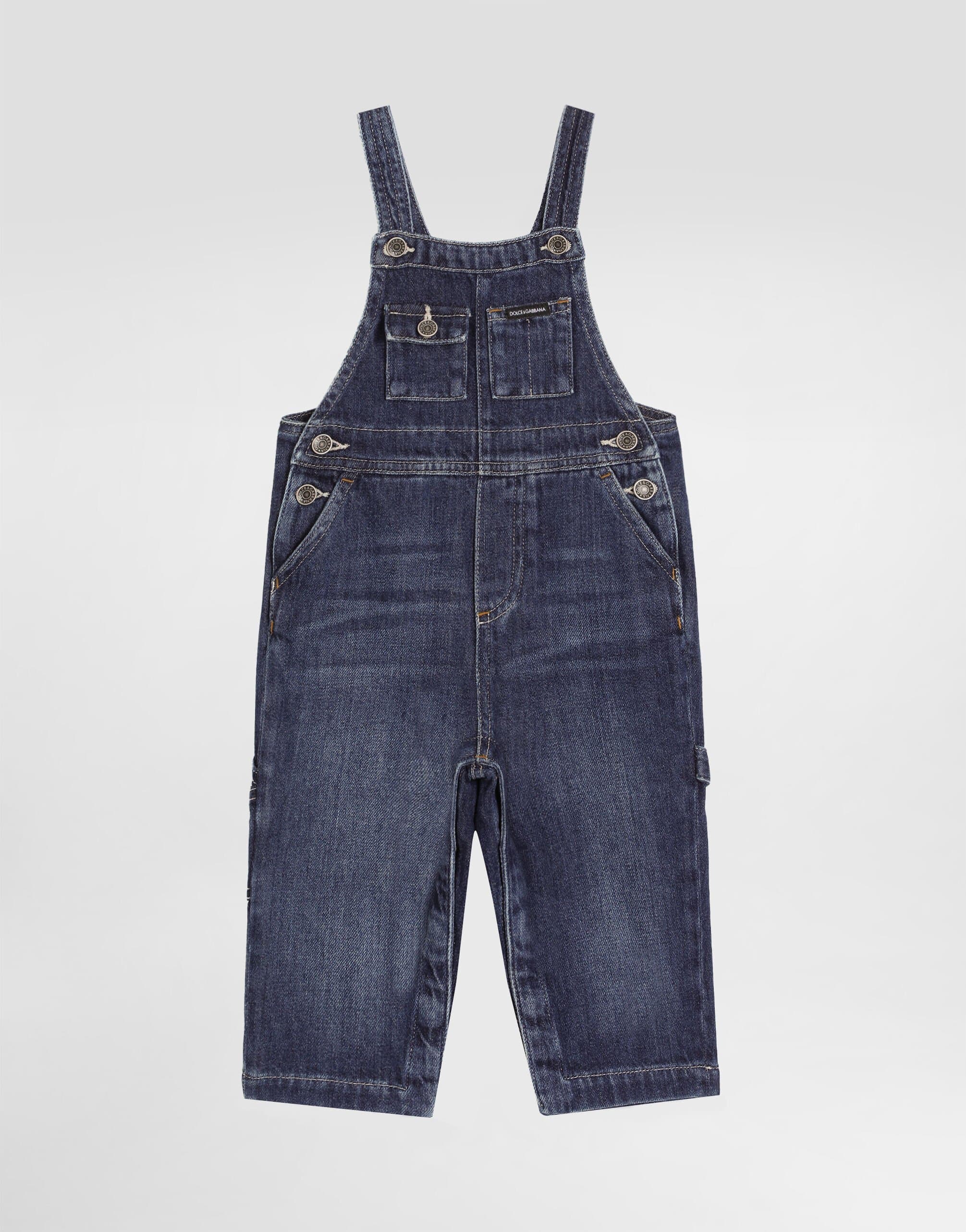 Kombinezon denimowy Dolce & Gabbana Kids - 1