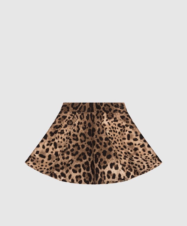 Spódnica Dolce & Gabbana Kids w panterkę