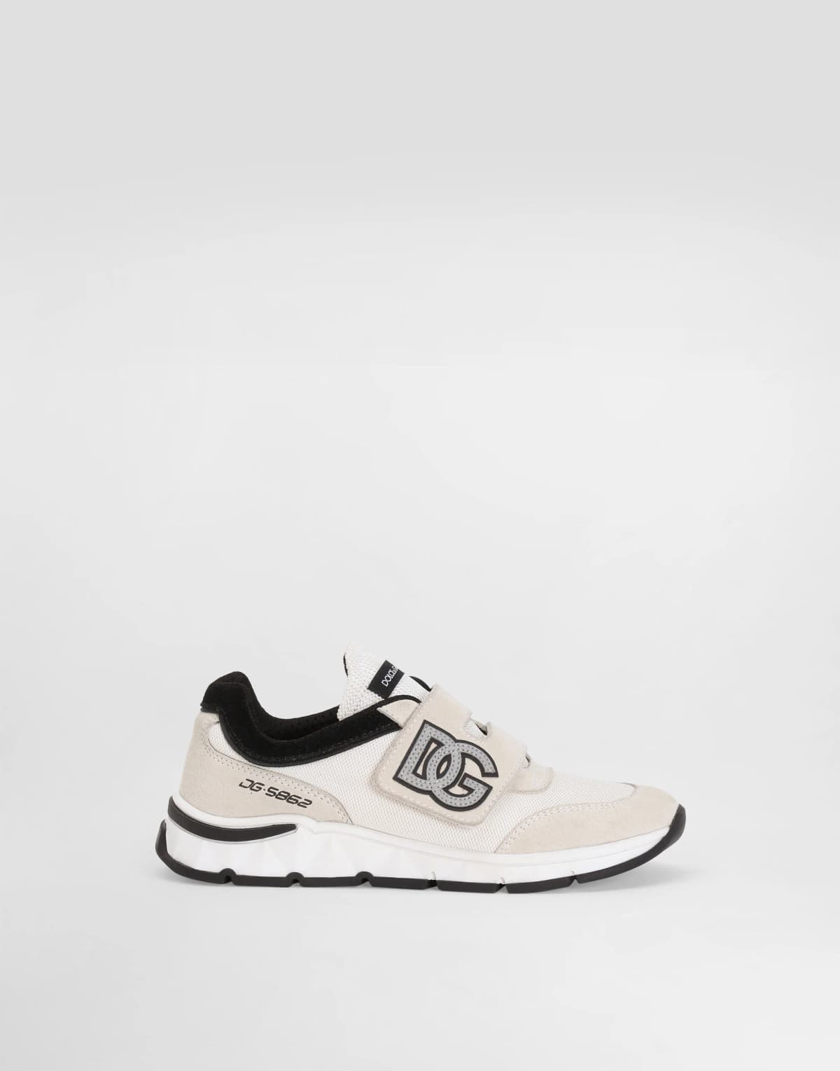 Sneakersy Dolce & Gabbana Kids DG z łączonych materiałów
