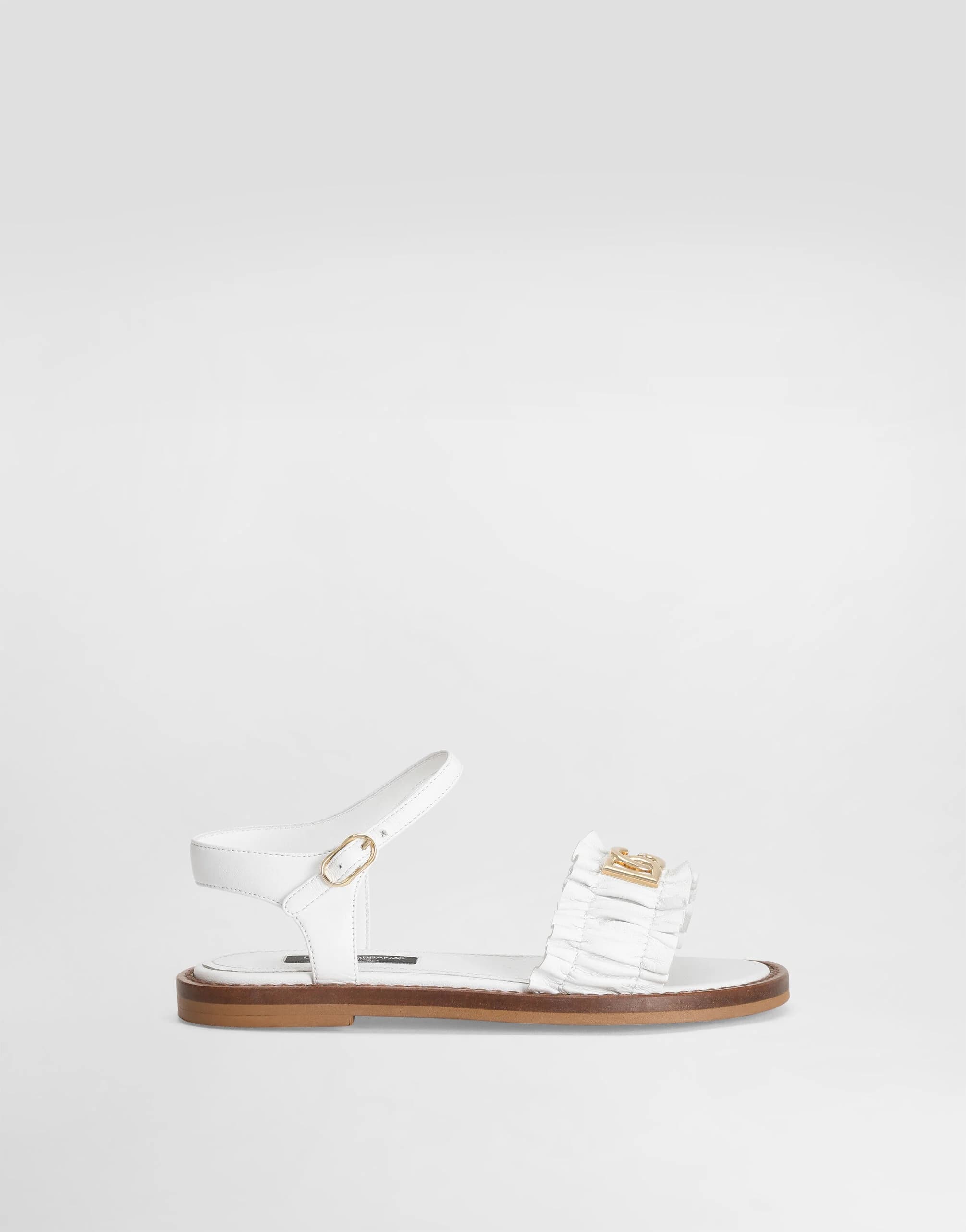 Sandały Dolce & Gabbana Kids ze skóry nappa - 1