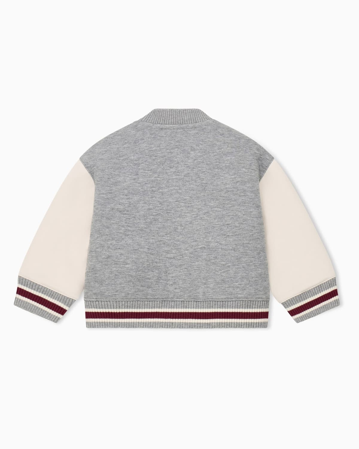 Emporio Armani Dziecięca bluza varsity z kontrastowymi rękawami - 3