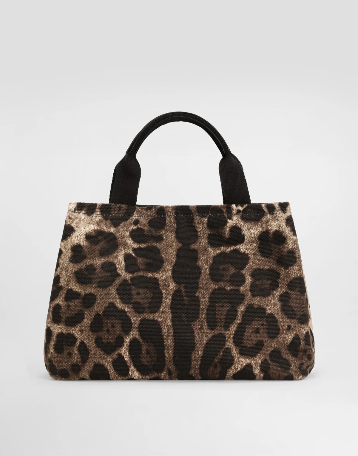 Dolce & Gabbana Kids Leo-Print Canvas Tote Bag - 5