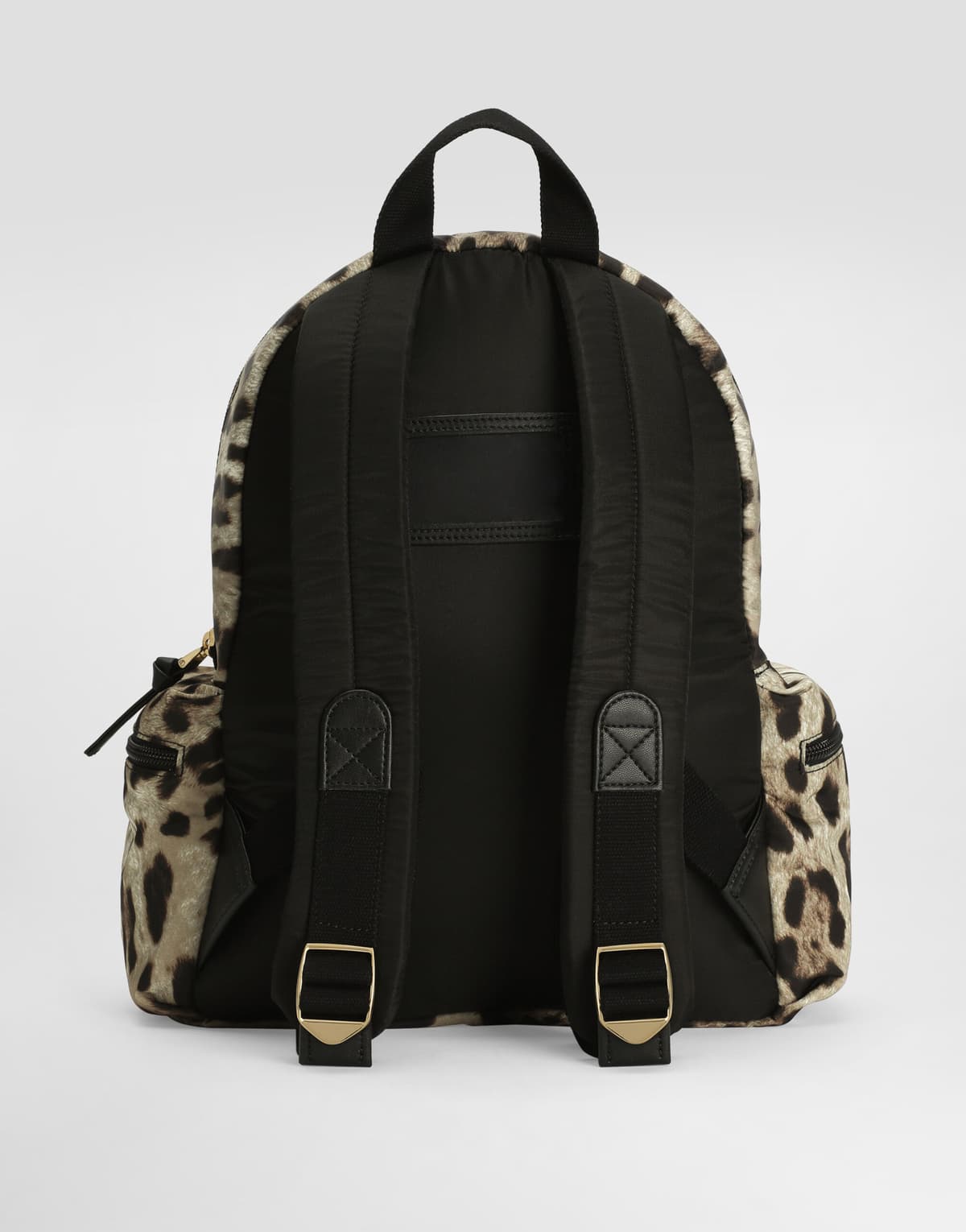 Dolce & Gabbana Kids Leo-Print Nylon Backpack with DG Logo - 5