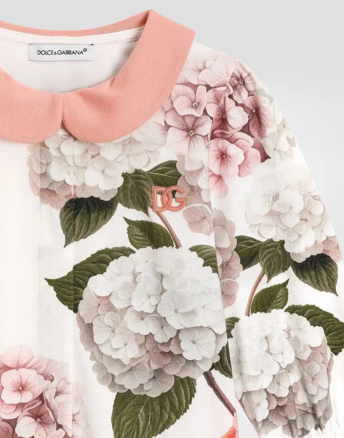 Dolce & Gabbana Kids noworodkowy 3-częściowy zestaw prezentowy z gładkiego jerseyu - 4
