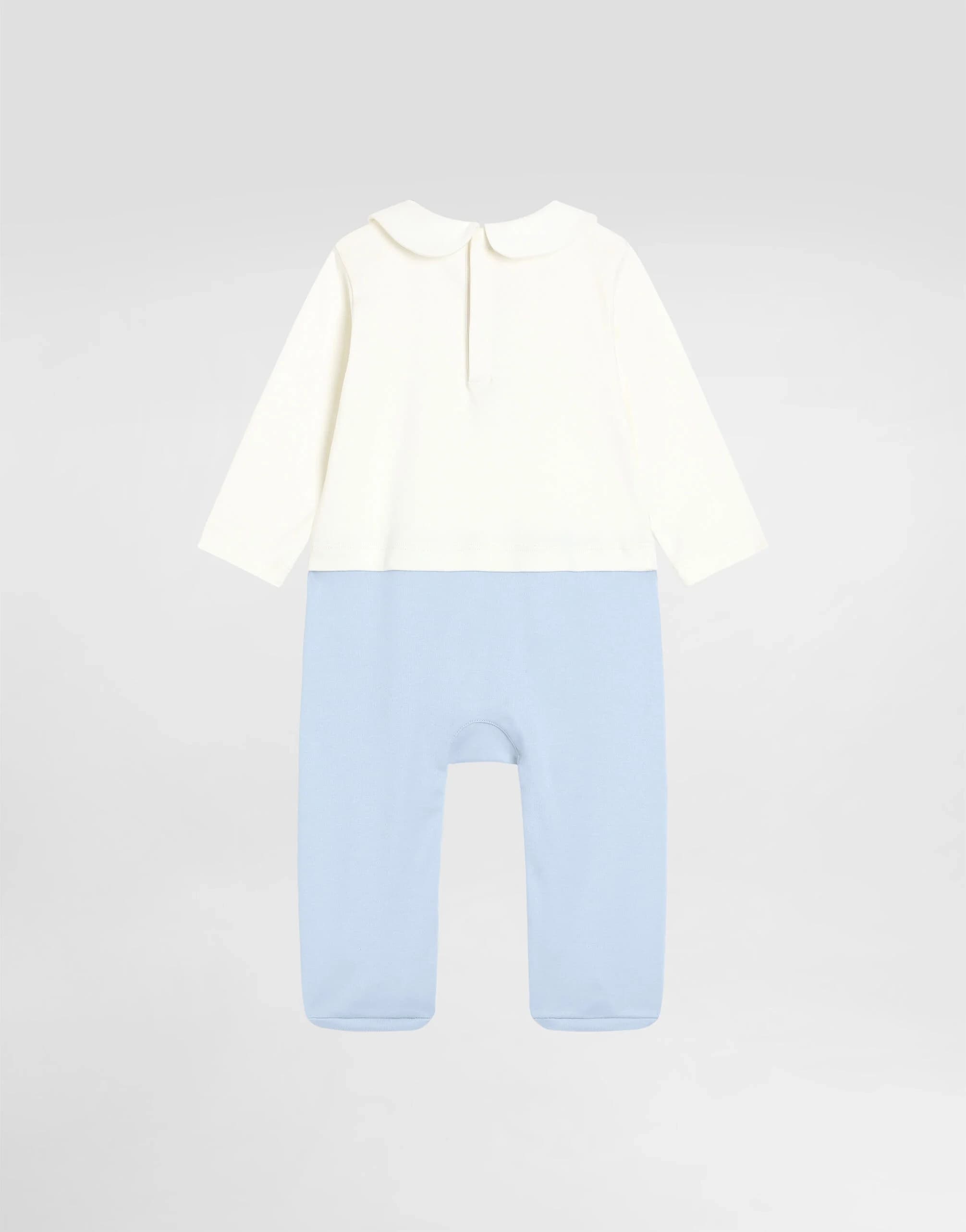 Dolce & Gabbana Kids 3-częściowy zestaw prezentowy z interloku z nadrukiem leoparda i łodzi - 3